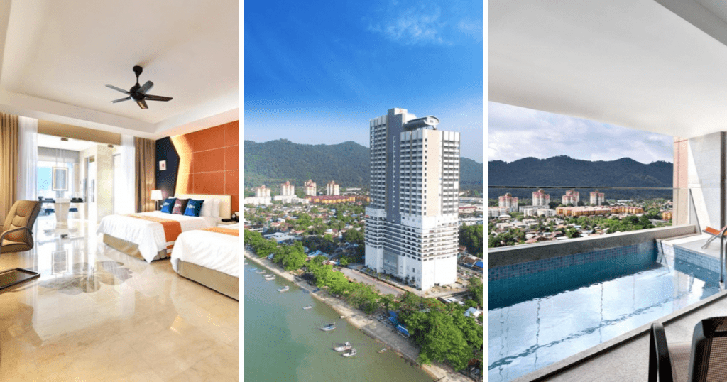 احجز فيلا من غرفة نوم واحدة مطلة على المحيط مع مسبح خاص في منتجع ذا ويستين لنكاوي (The Westin Langkawi Resort & Spa). الفيلا فسيحة ومفروشة بشكل رائع، وتفتح على شاطئ خاص على بحر أندامان ذي الرمال الذهبية. وأن كنت لا تريد مغادرة غرفتك تماماً، فهذا ممكن أيضاً! حيث يمكن ترتيب تناول طعام خاص بشكل منفصل. وبفضل قربها من المدينة الرئيسية في الجزيرة، يمكنك الخروج من الفيلا لبعض التسوق المعفى من الرسوم الجمركية. احجزه من هنا.